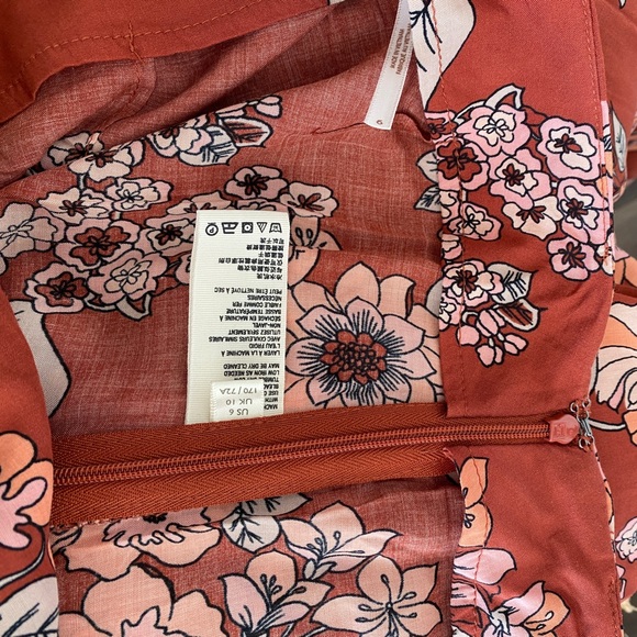 Free People Floral Wrap Midi Skirt NWT - Picture 13 of 14